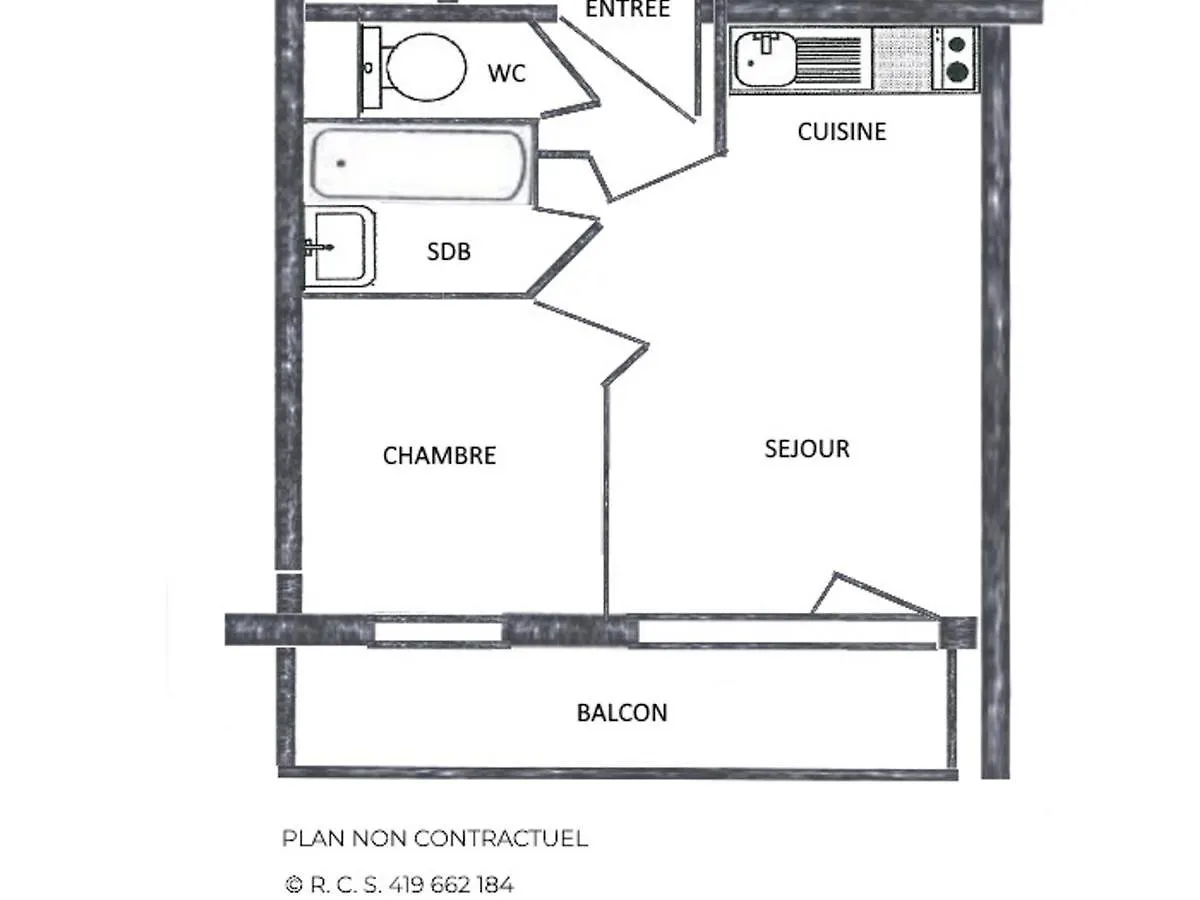 Appartement 4 Personnes Avec Balcon Aux Menuires - Fr-1-452-253 Saint-Martin-de-Belleville Apartamento